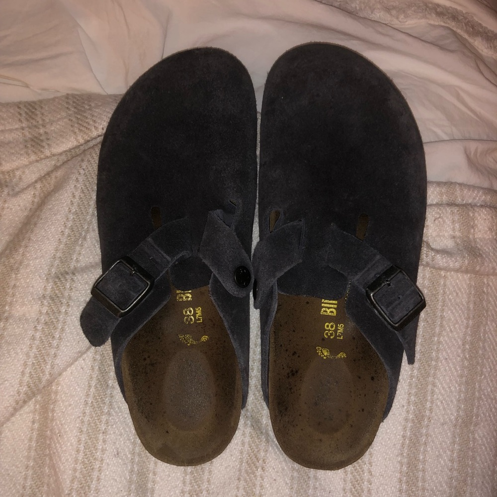 Gray Birkenstock Boston